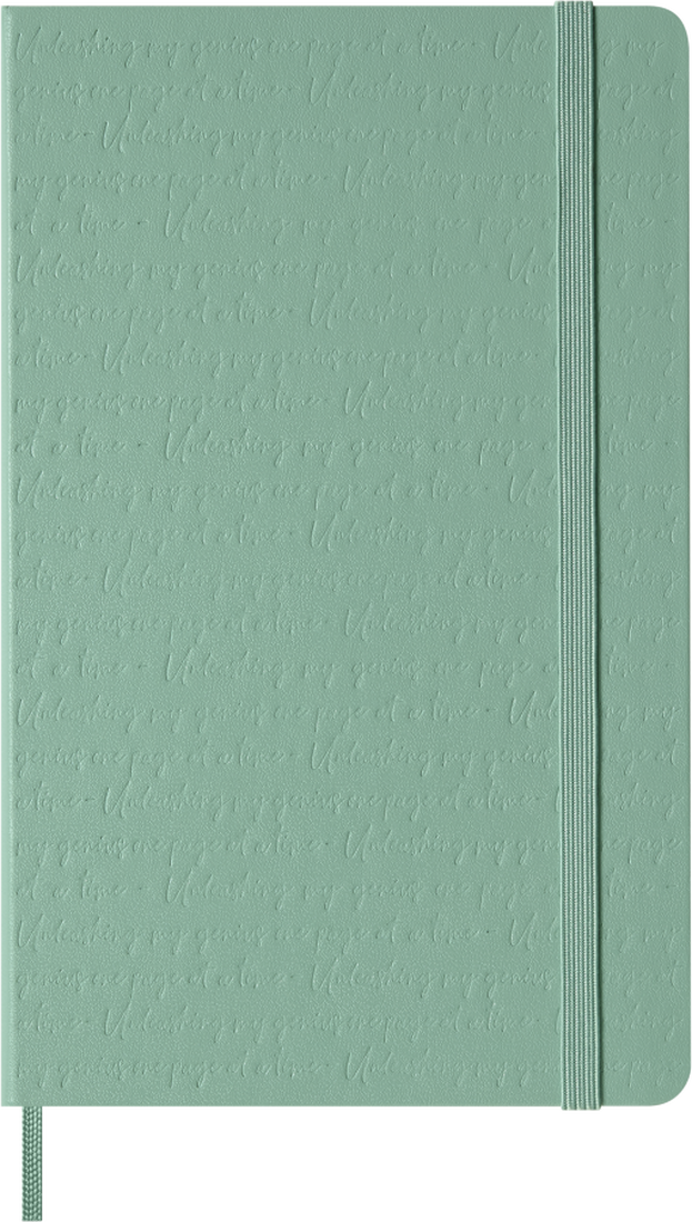 MSK NTBK GRANDE LISO SAGE GREEN TEXT HARD