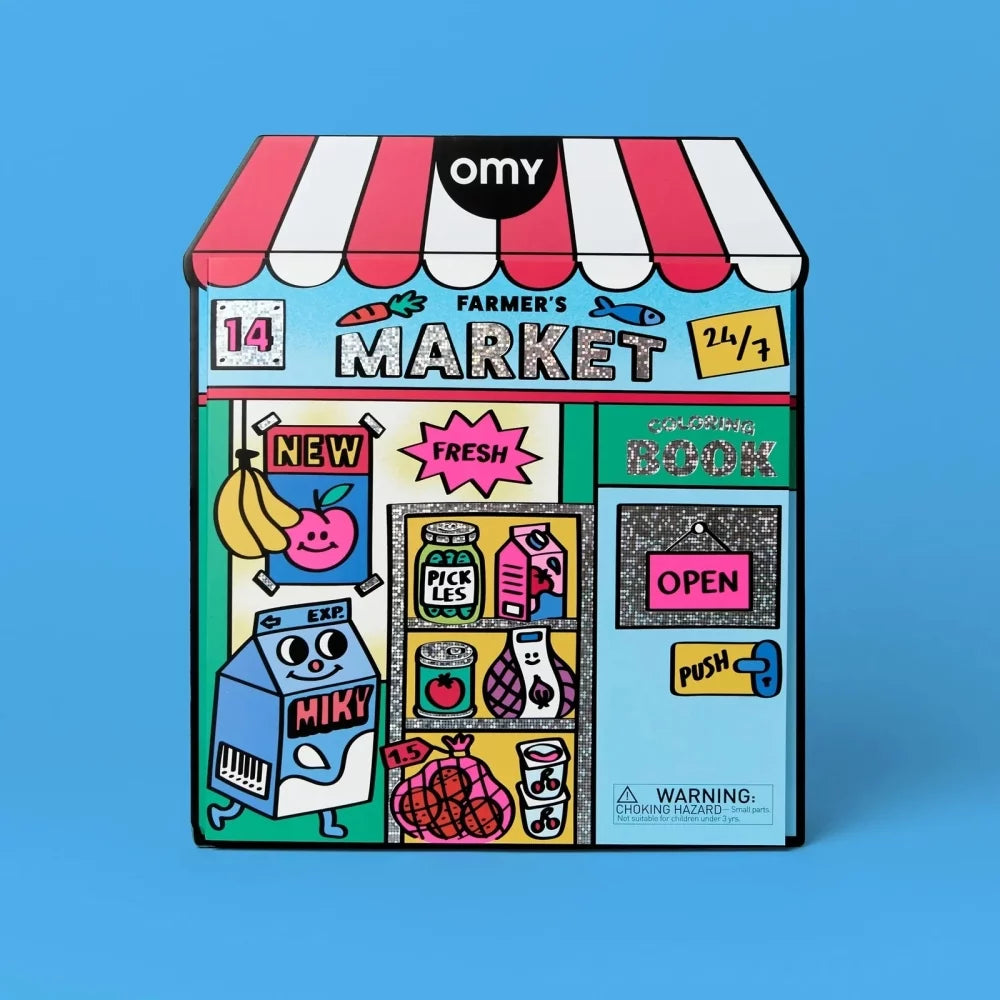 Omy Livro de colorir com adesivos - Mercado