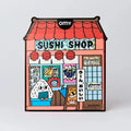 Omy Livro de colorir com adesivos - Loja de sushi