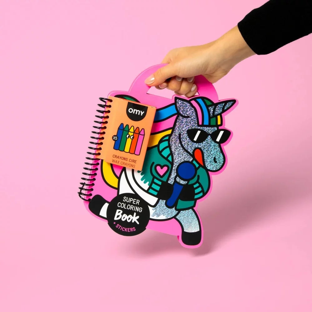 Omy Conjunto de colorir com adesivos Lily